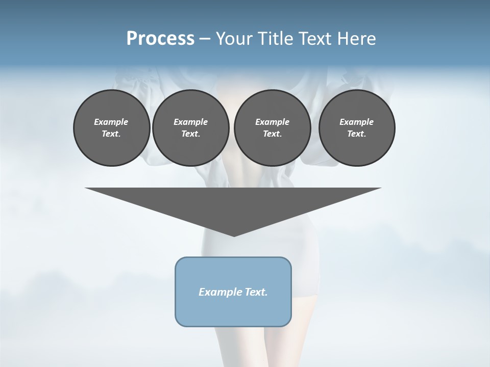 Beauty Legs Person PowerPoint Template