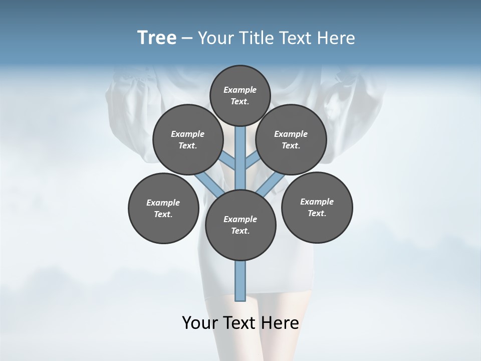 Beauty Legs Person PowerPoint Template