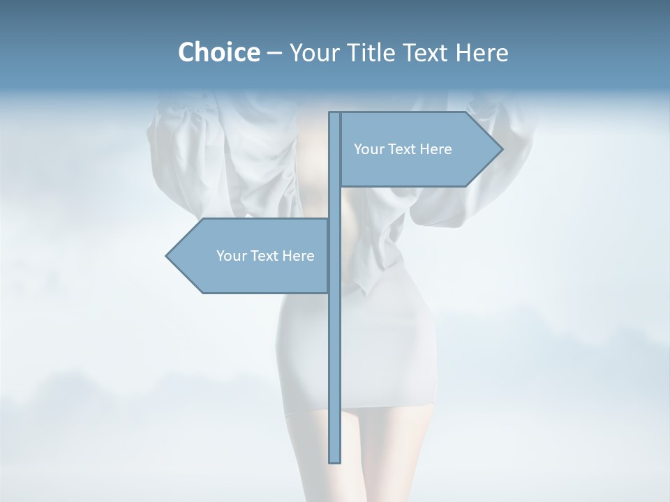 Beauty Legs Person PowerPoint Template