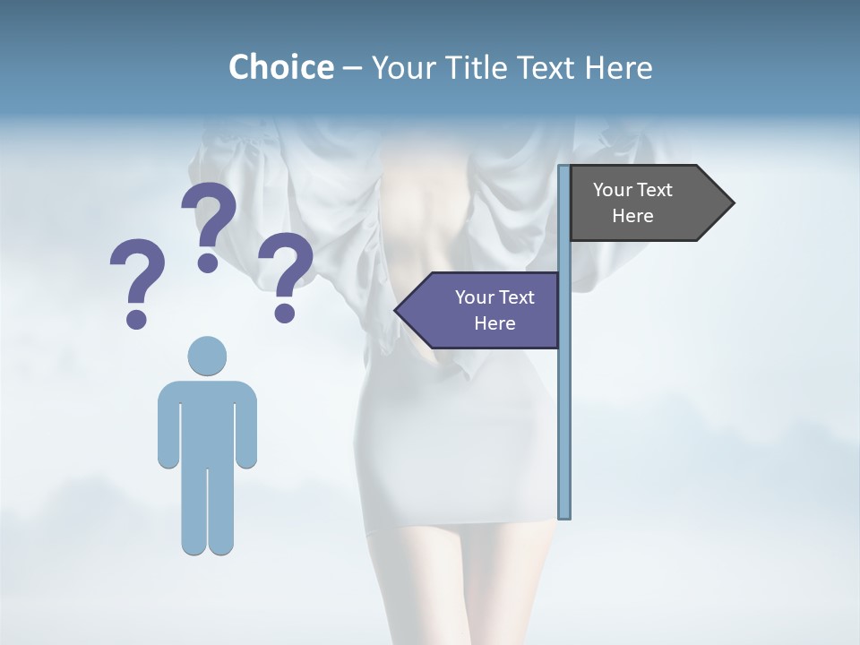 Beauty Legs Person PowerPoint Template