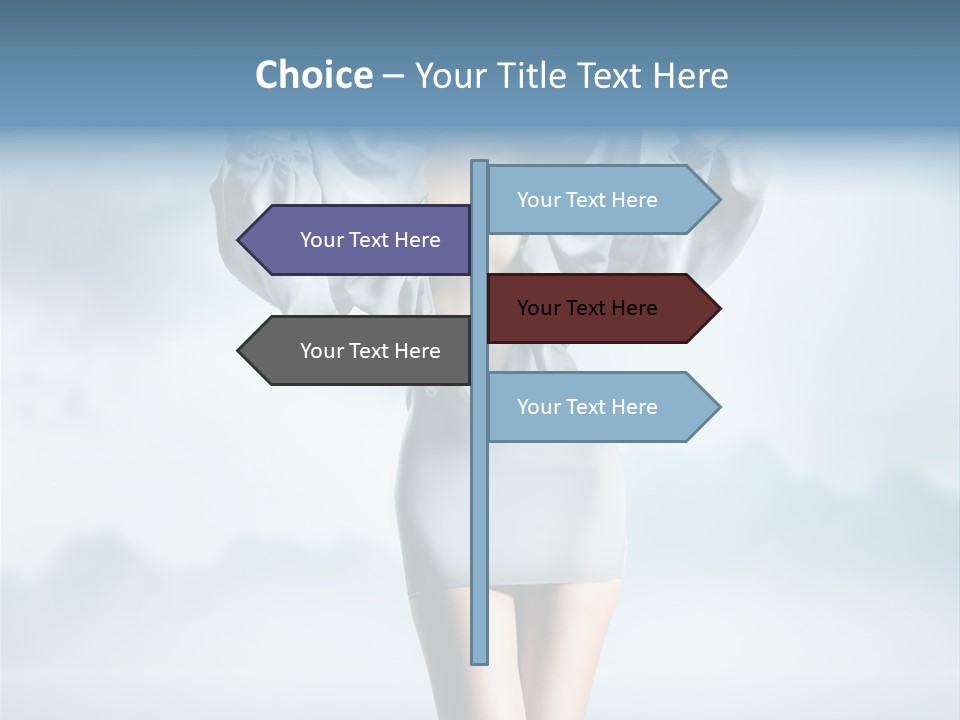 Beauty Legs Person PowerPoint Template