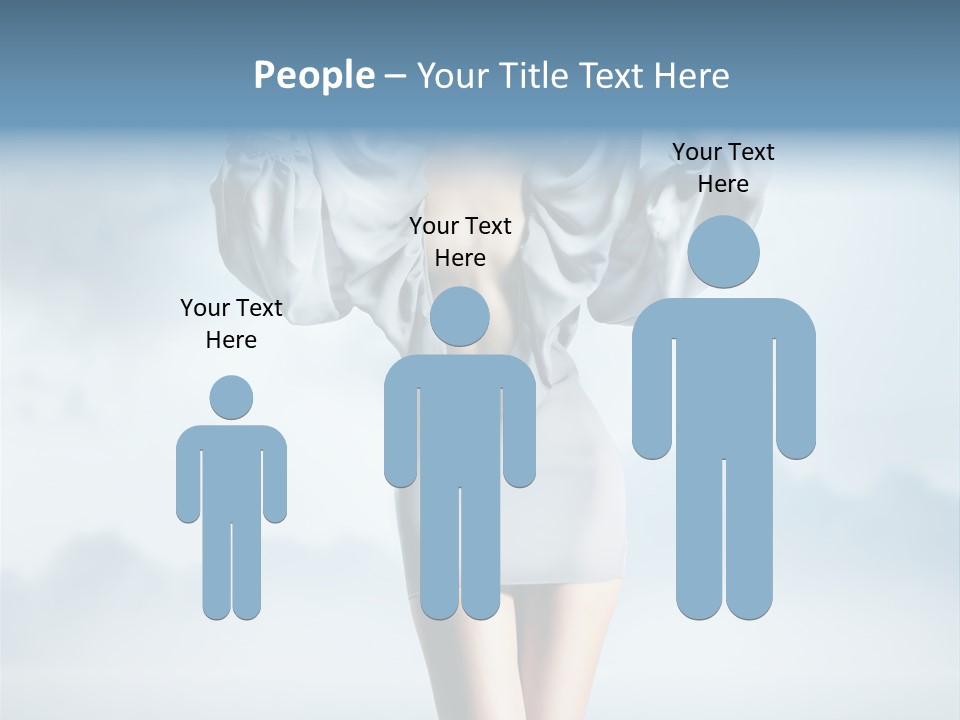 Beauty Legs Person PowerPoint Template