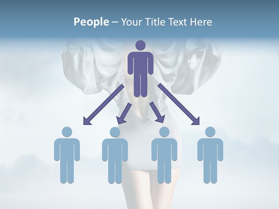 Beauty Legs Person PowerPoint Template