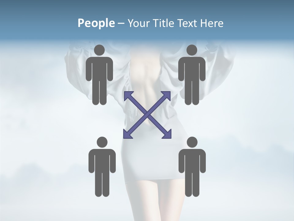 Beauty Legs Person PowerPoint Template