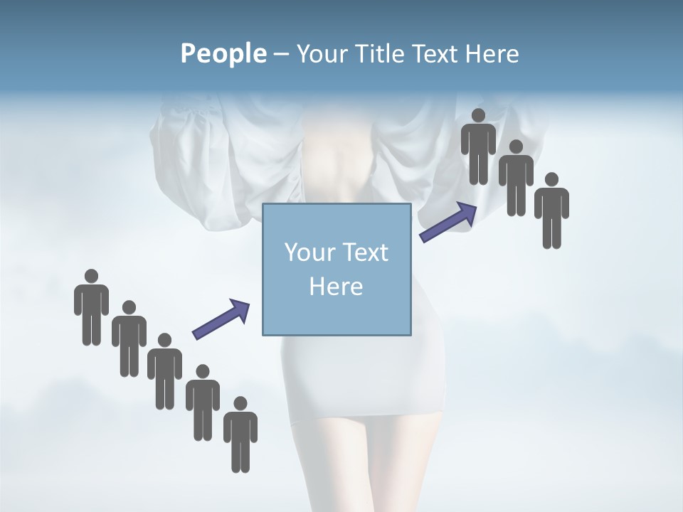 Beauty Legs Person PowerPoint Template