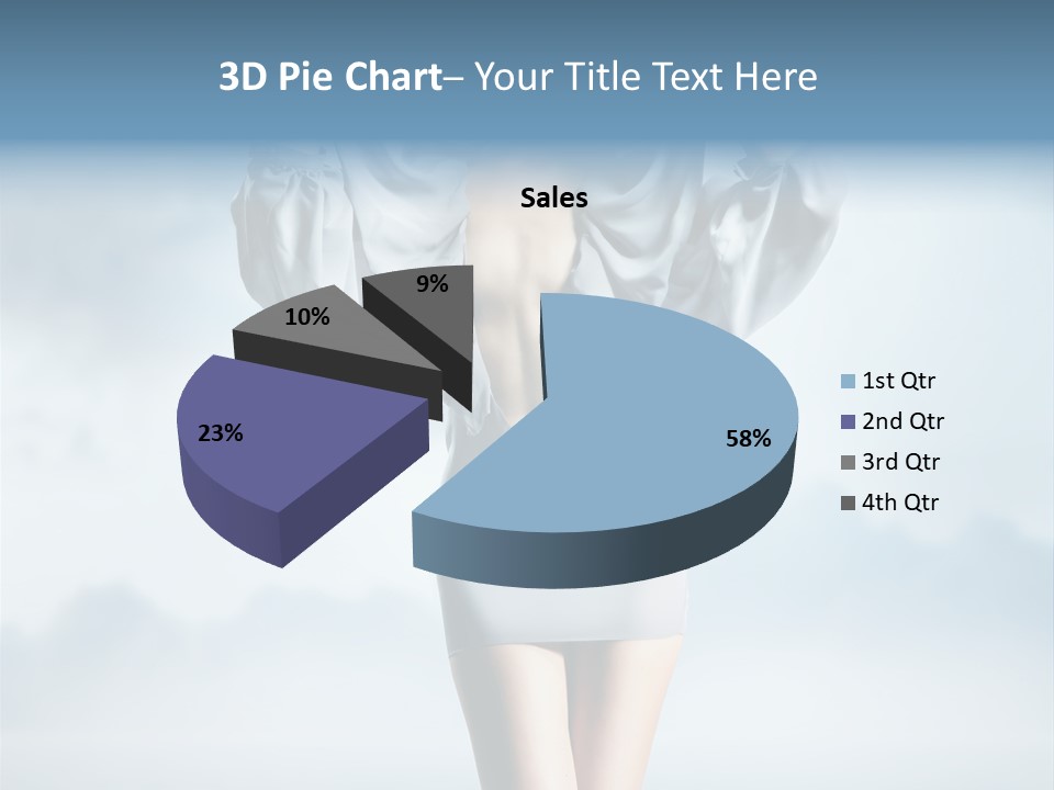 Beauty Legs Person PowerPoint Template