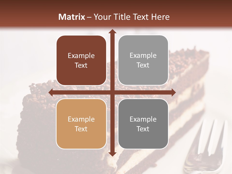 Fork Food Sweet PowerPoint Template