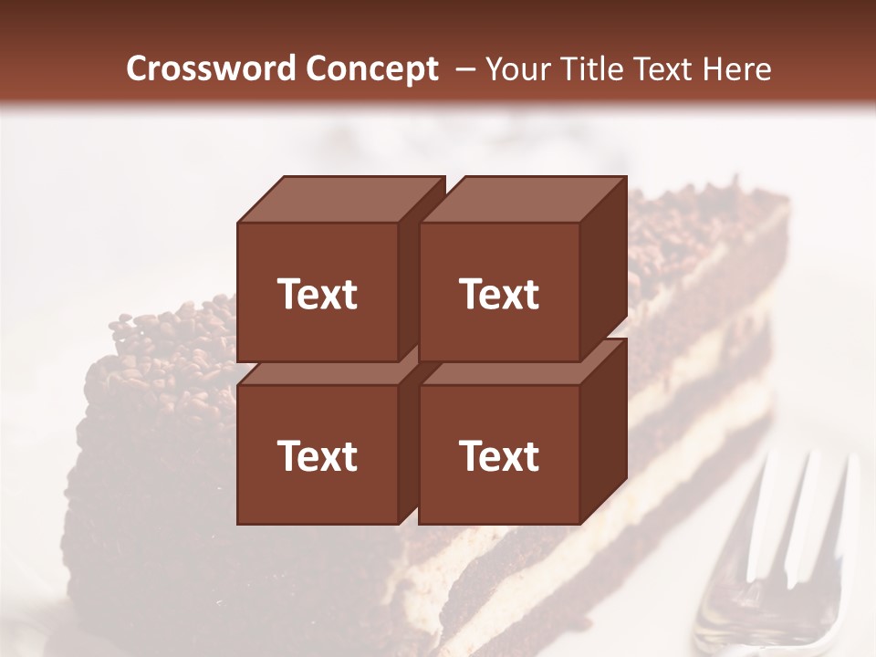 Fork Food Sweet PowerPoint Template