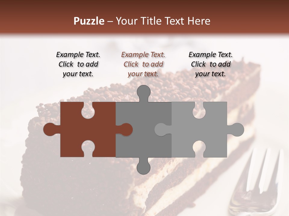 Fork Food Sweet PowerPoint Template