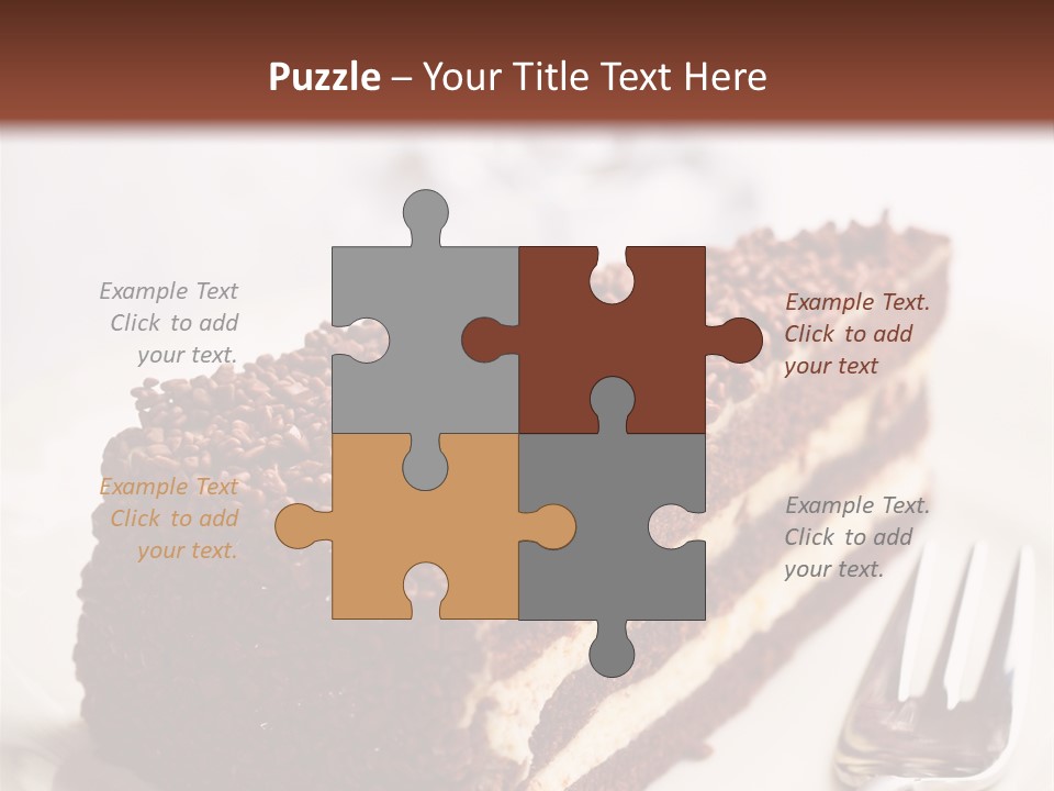 Fork Food Sweet PowerPoint Template