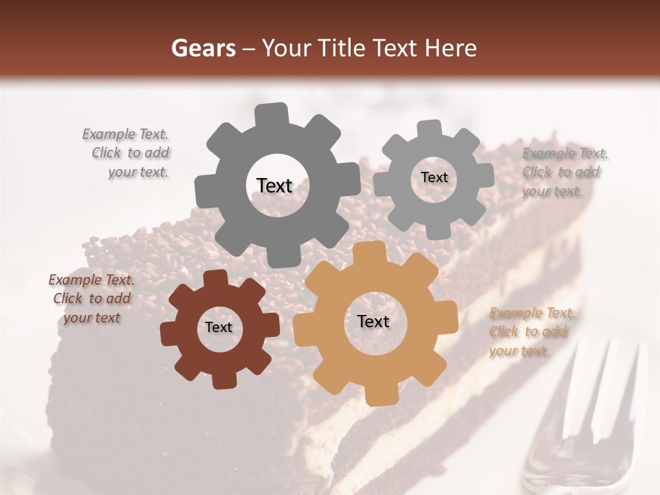 Fork Food Sweet PowerPoint Template
