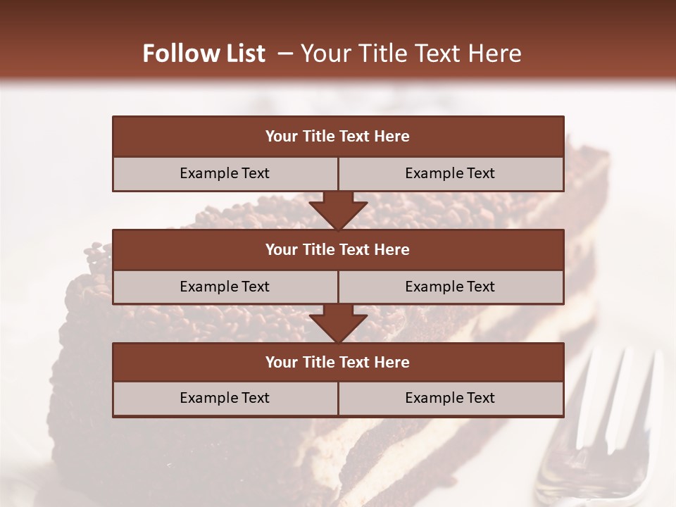 Fork Food Sweet PowerPoint Template