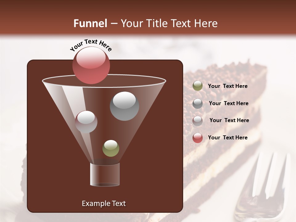 Fork Food Sweet PowerPoint Template