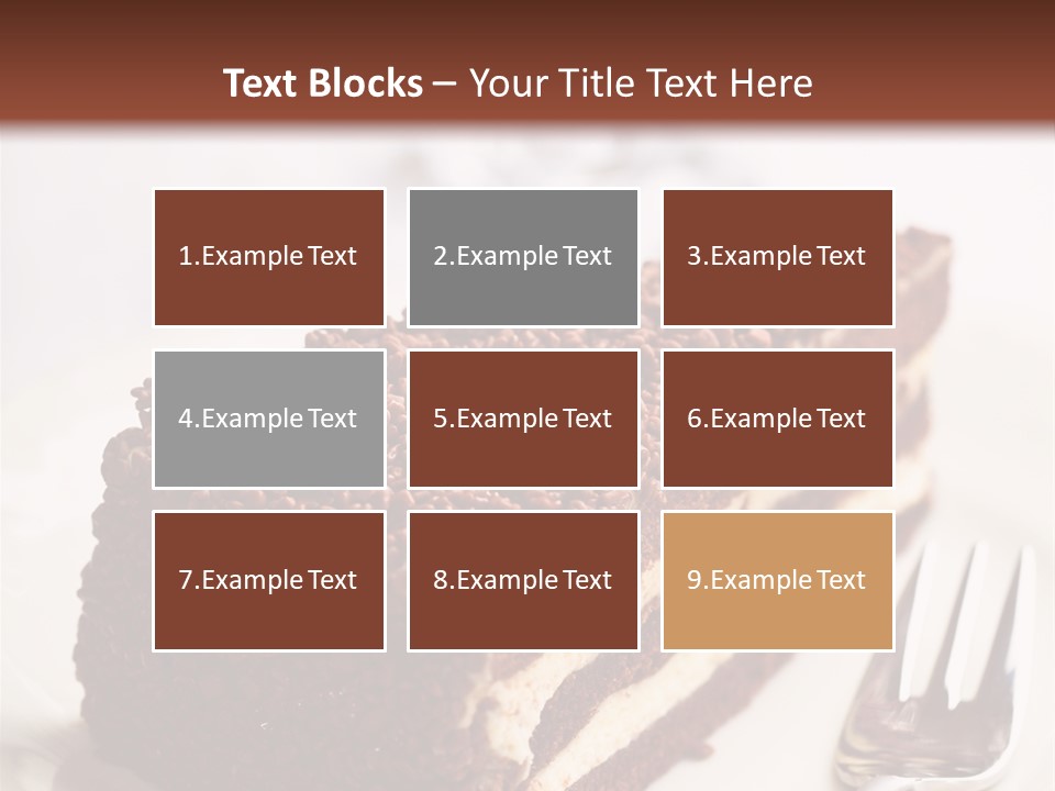Fork Food Sweet PowerPoint Template