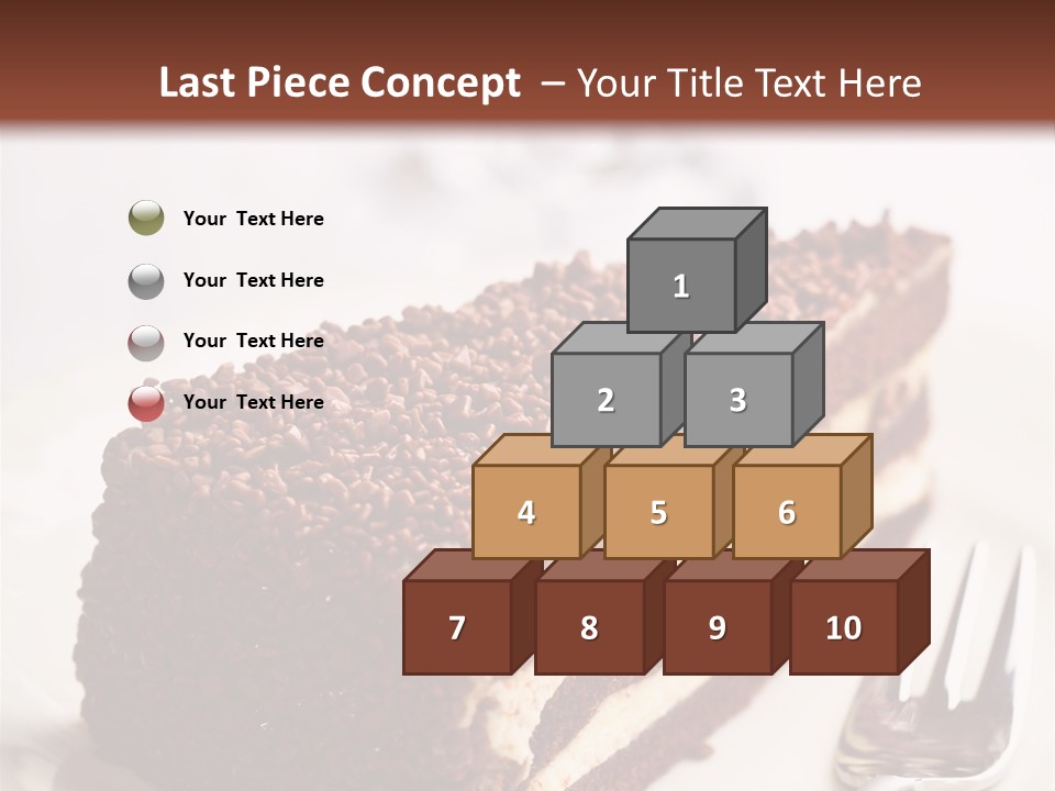 Fork Food Sweet PowerPoint Template