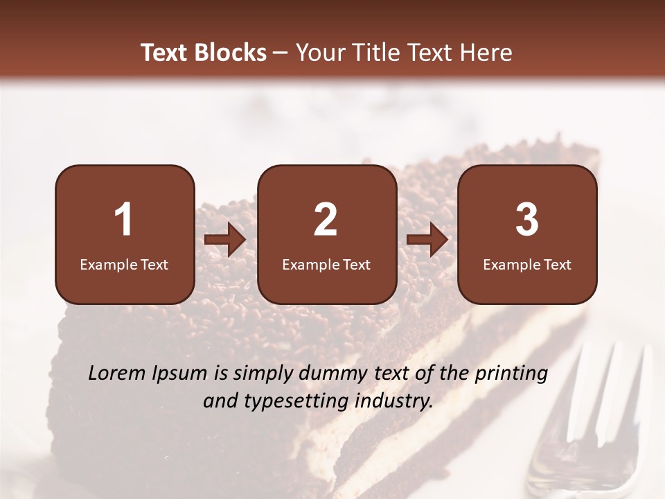 Fork Food Sweet PowerPoint Template