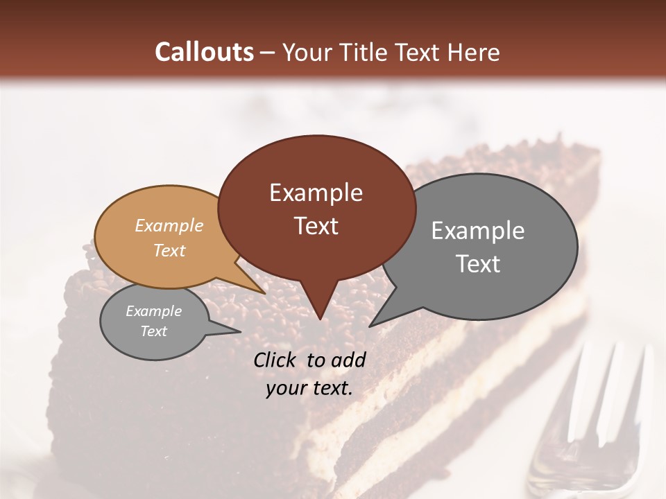 Fork Food Sweet PowerPoint Template