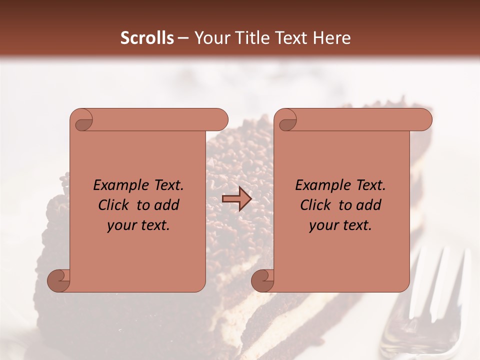 Fork Food Sweet PowerPoint Template
