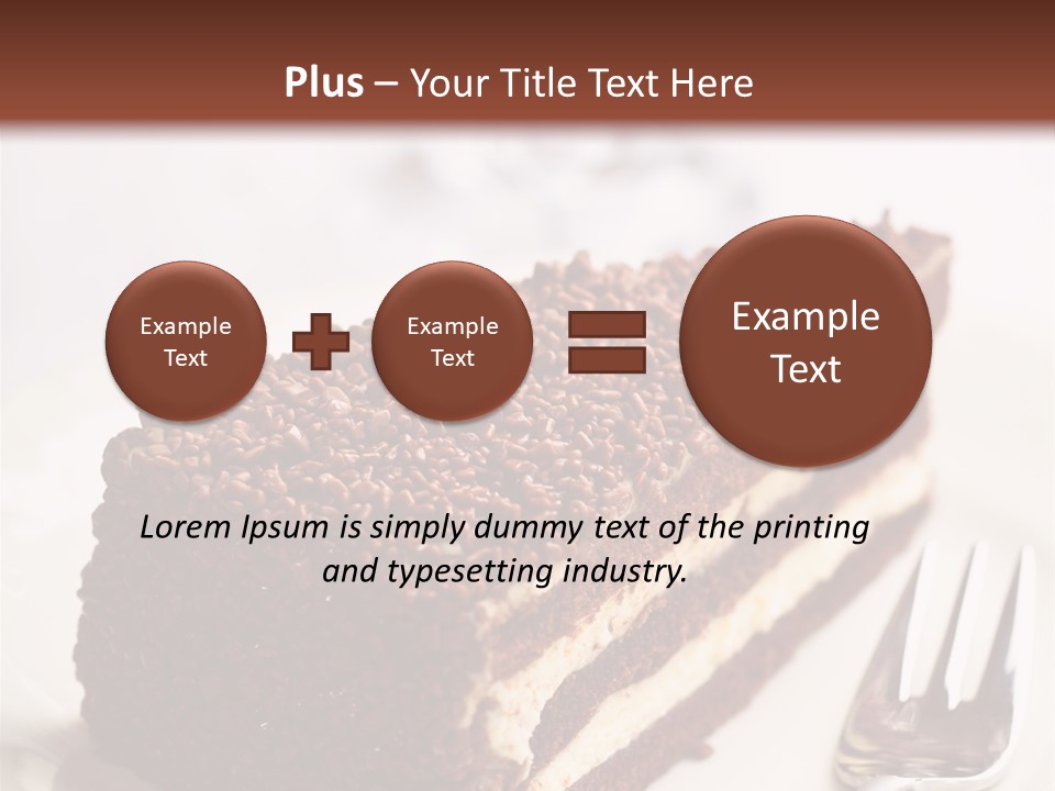 Fork Food Sweet PowerPoint Template