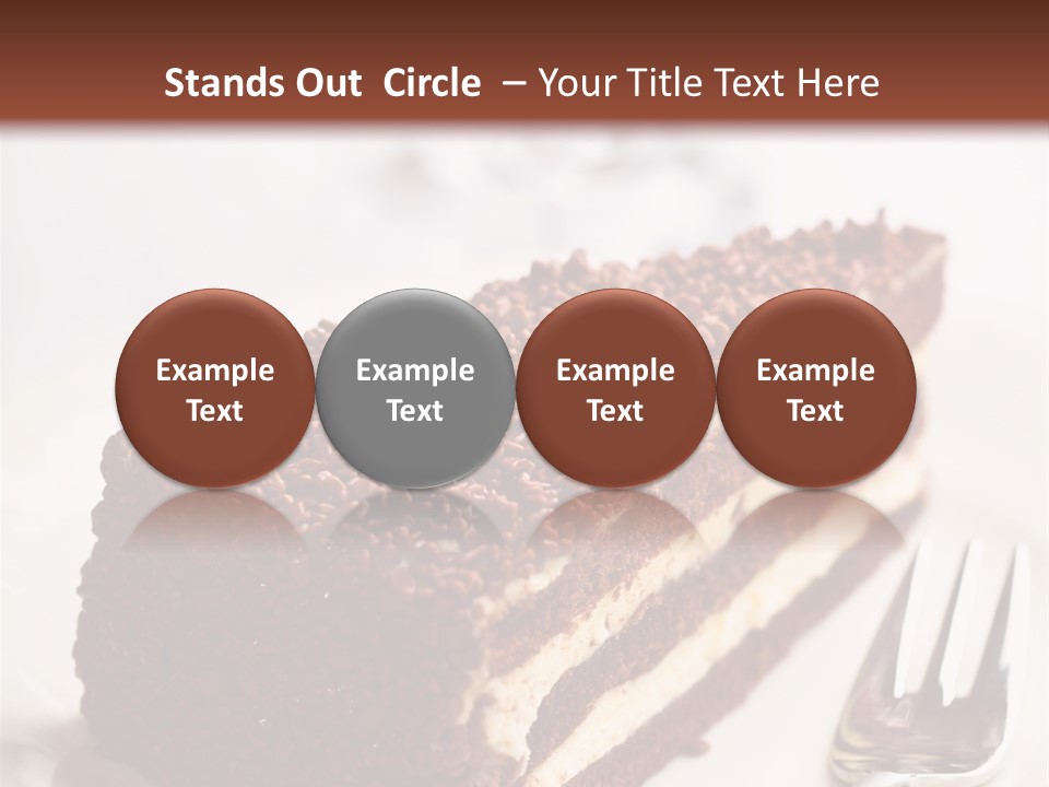 Fork Food Sweet PowerPoint Template