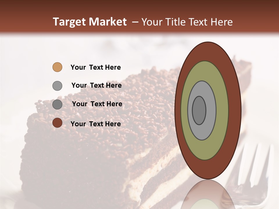 Fork Food Sweet PowerPoint Template