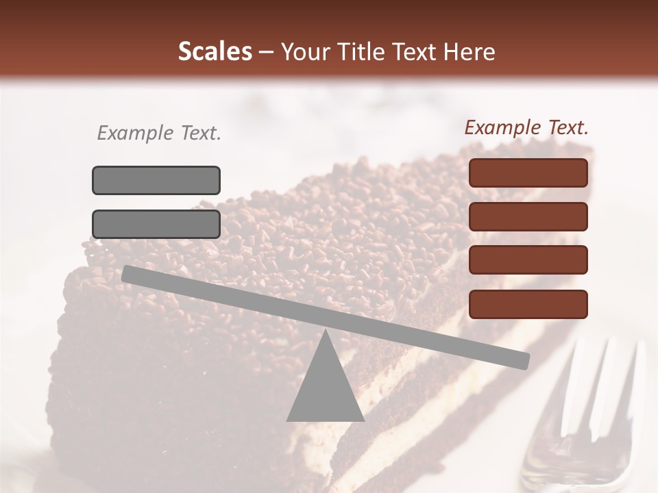 Fork Food Sweet PowerPoint Template