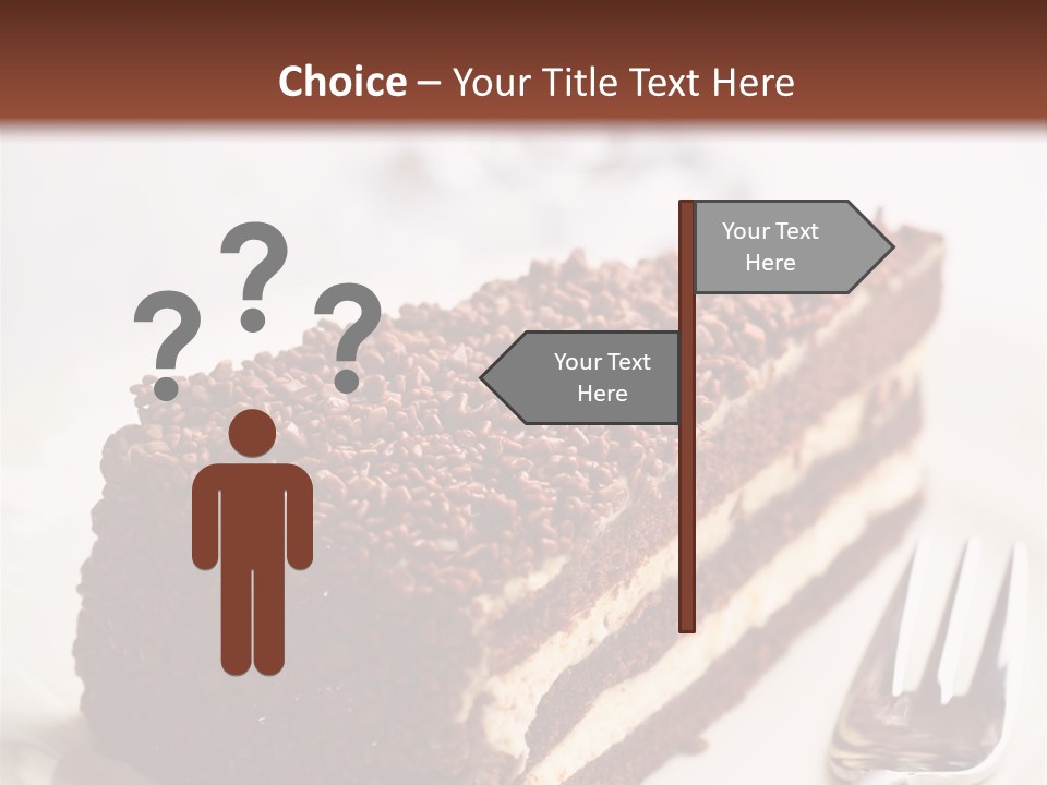 Fork Food Sweet PowerPoint Template