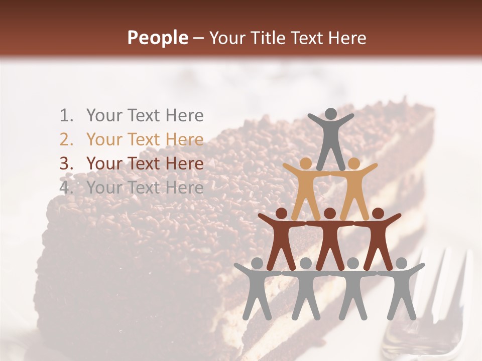 Fork Food Sweet PowerPoint Template