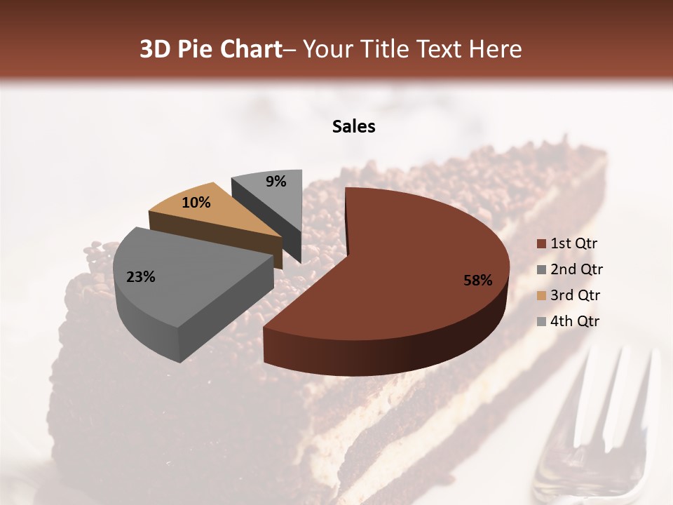 Fork Food Sweet PowerPoint Template