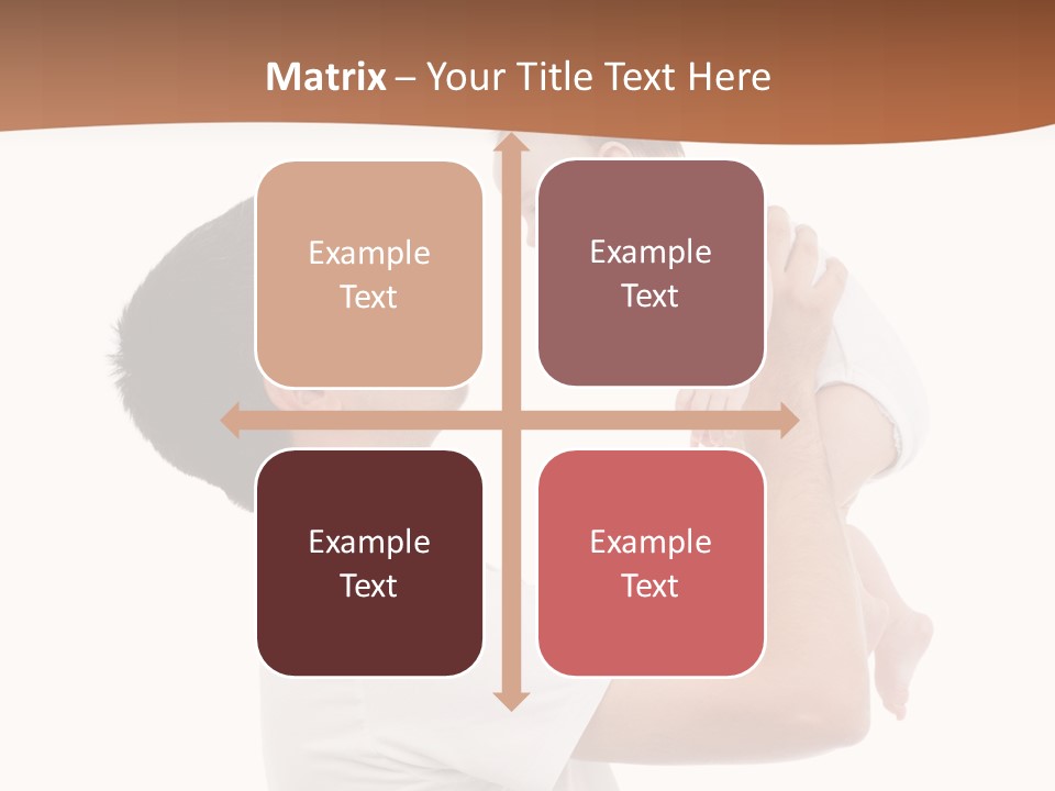 Gray Isolated On White Son PowerPoint Template