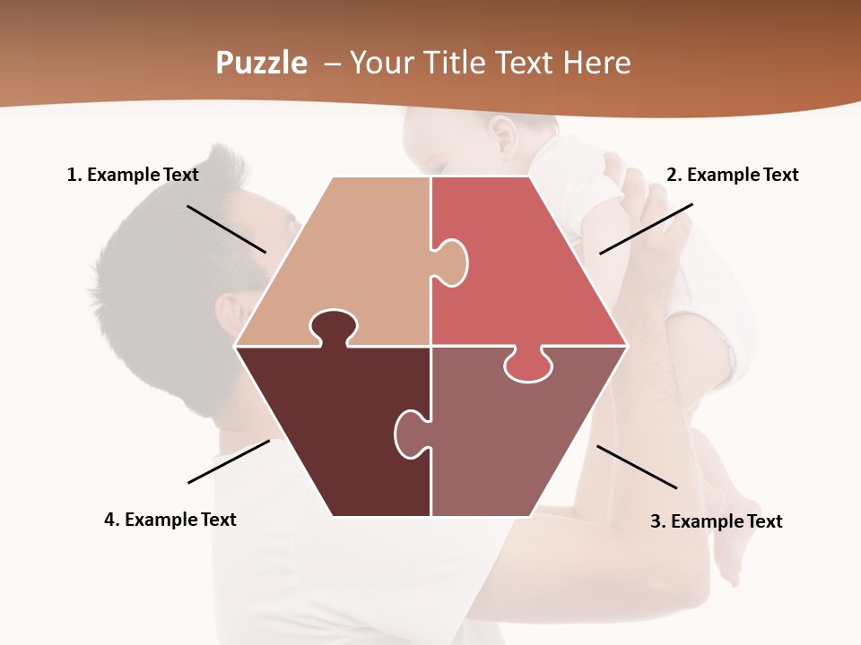 Gray Isolated On White Son PowerPoint Template