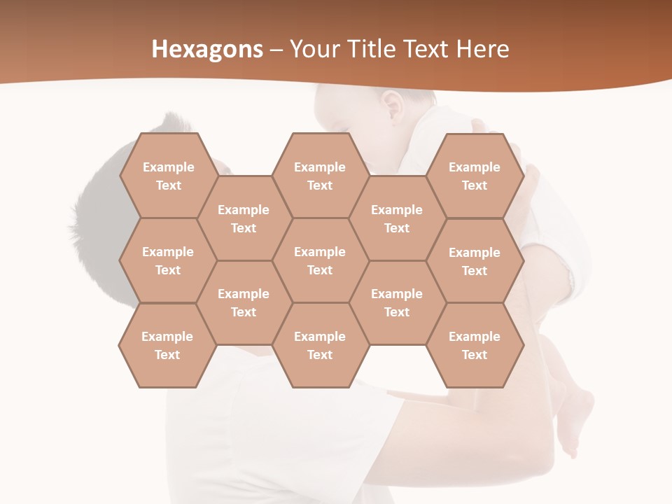 Gray Isolated On White Son PowerPoint Template