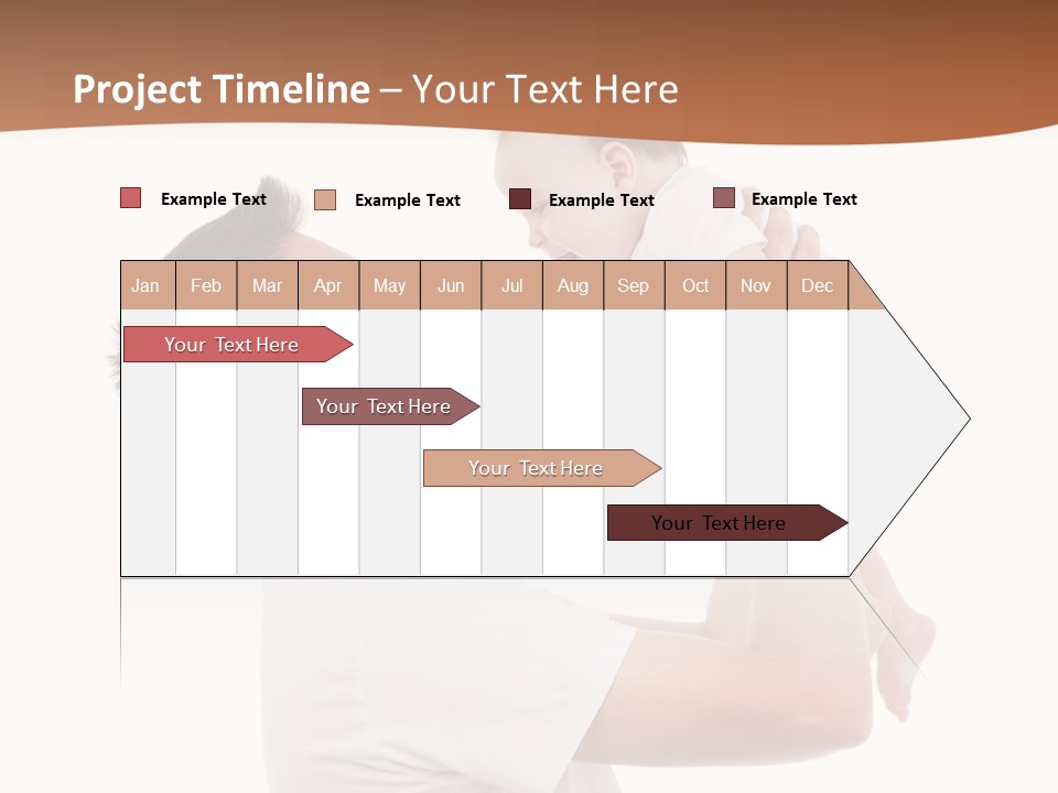 Gray Isolated On White Son PowerPoint Template