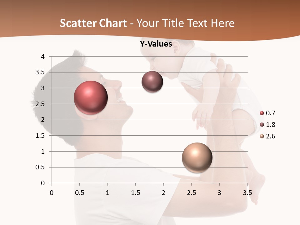 Gray Isolated On White Son PowerPoint Template