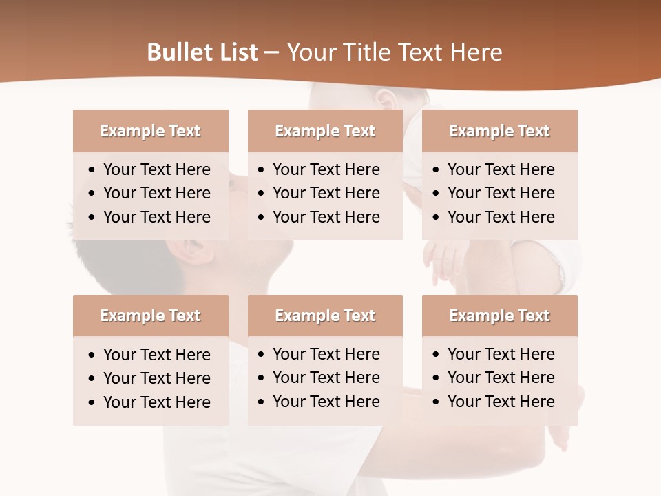 Gray Isolated On White Son PowerPoint Template