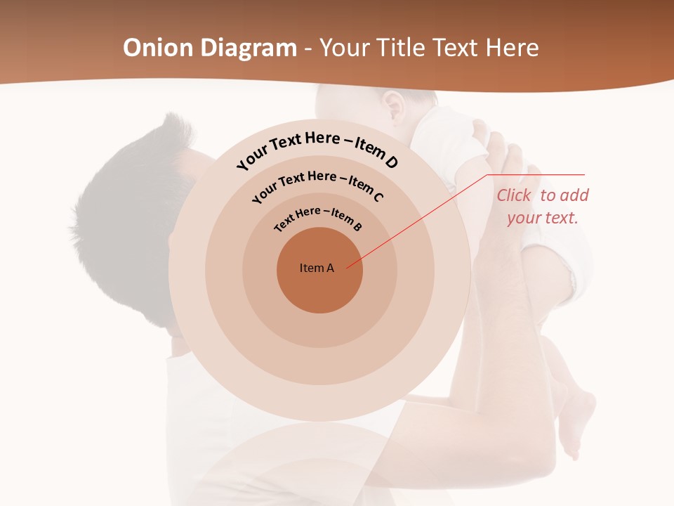 Gray Isolated On White Son PowerPoint Template