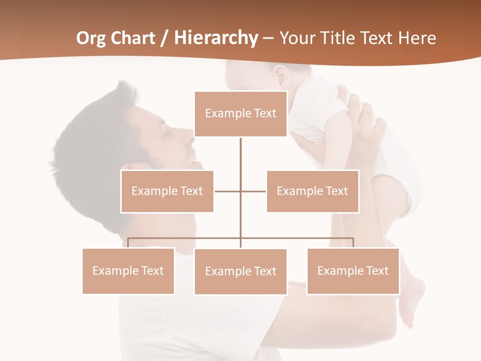 Gray Isolated On White Son PowerPoint Template