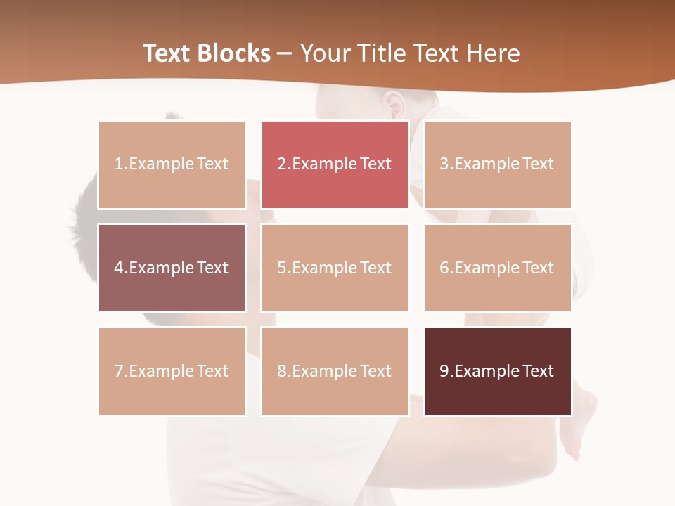 Gray Isolated On White Son PowerPoint Template