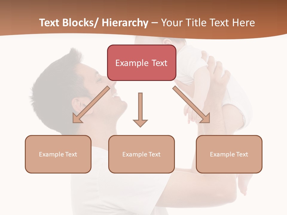 Gray Isolated On White Son PowerPoint Template