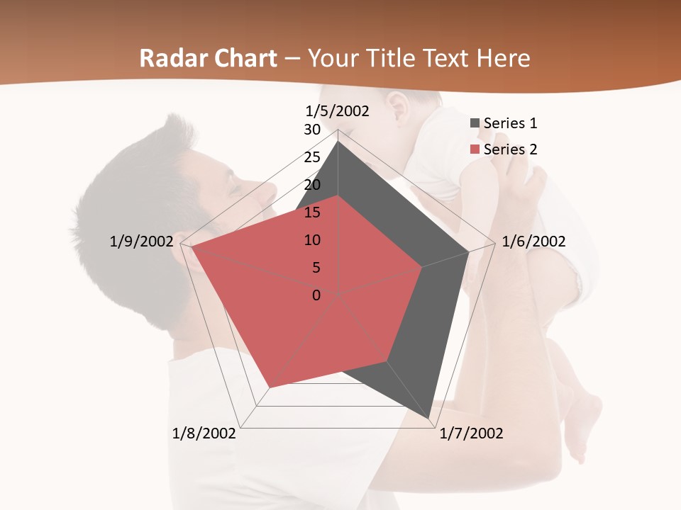 Gray Isolated On White Son PowerPoint Template