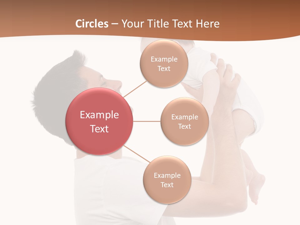 Gray Isolated On White Son PowerPoint Template