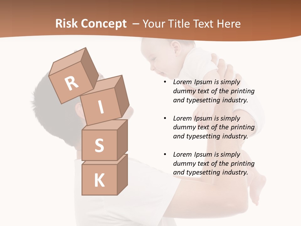 Gray Isolated On White Son PowerPoint Template