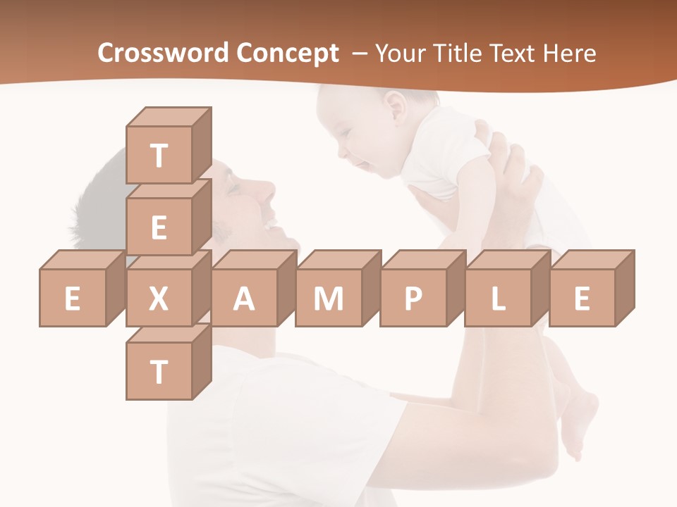 Gray Isolated On White Son PowerPoint Template