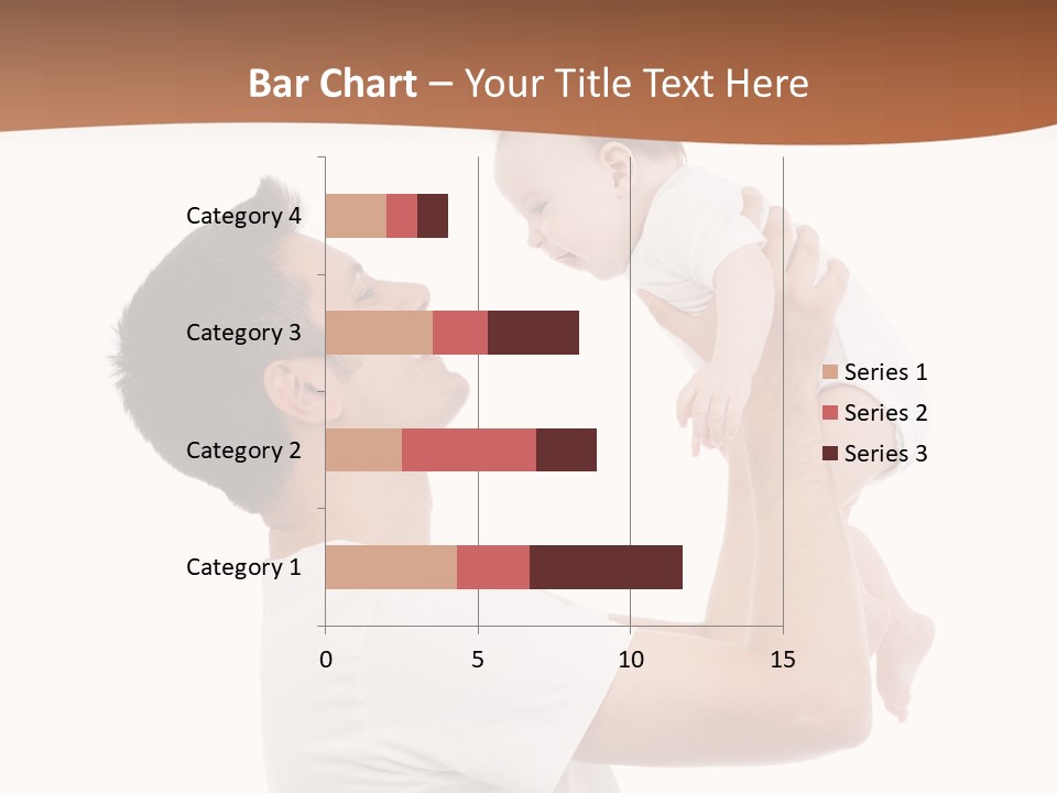 Gray Isolated On White Son PowerPoint Template