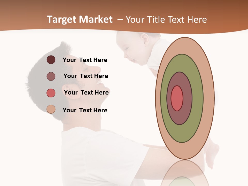 Gray Isolated On White Son PowerPoint Template