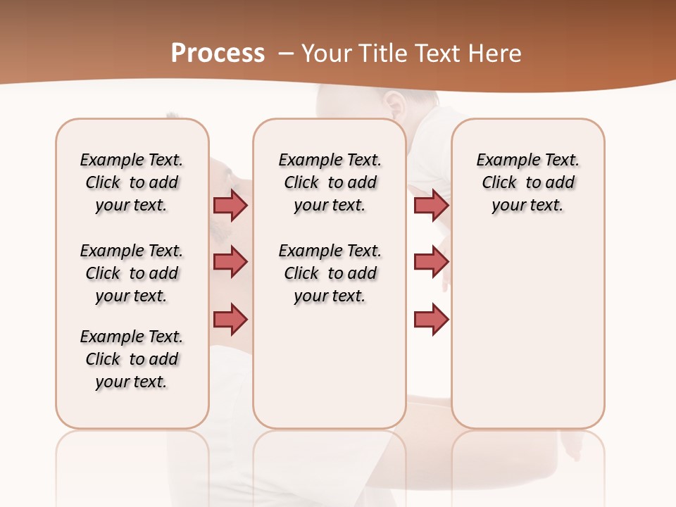 Gray Isolated On White Son PowerPoint Template