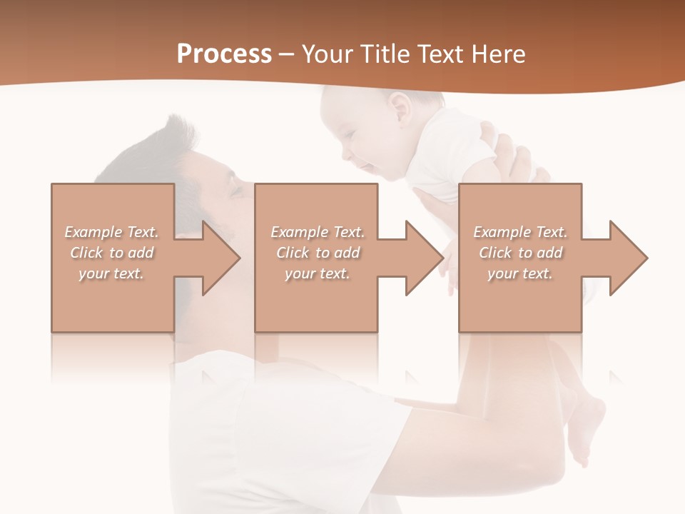 Gray Isolated On White Son PowerPoint Template