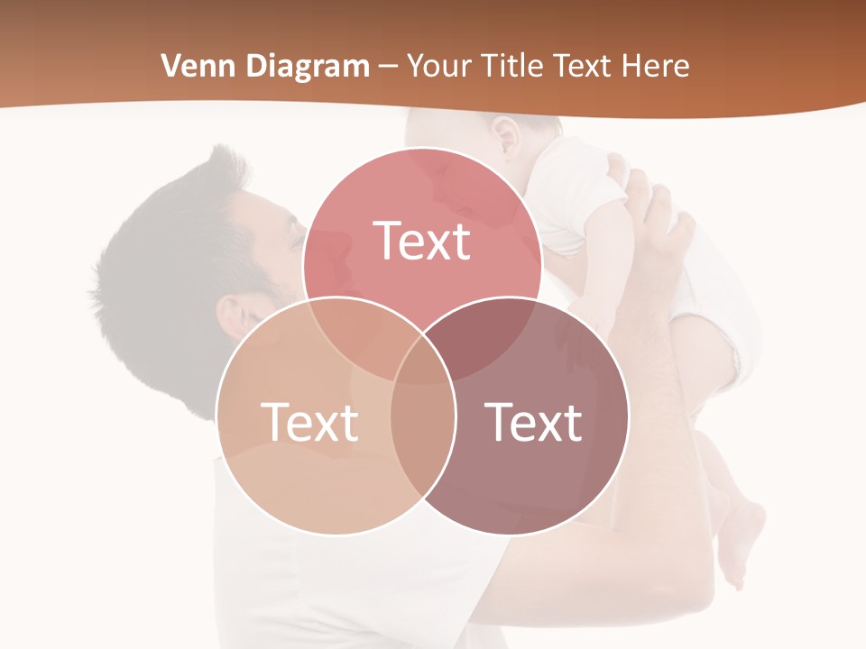 Gray Isolated On White Son PowerPoint Template