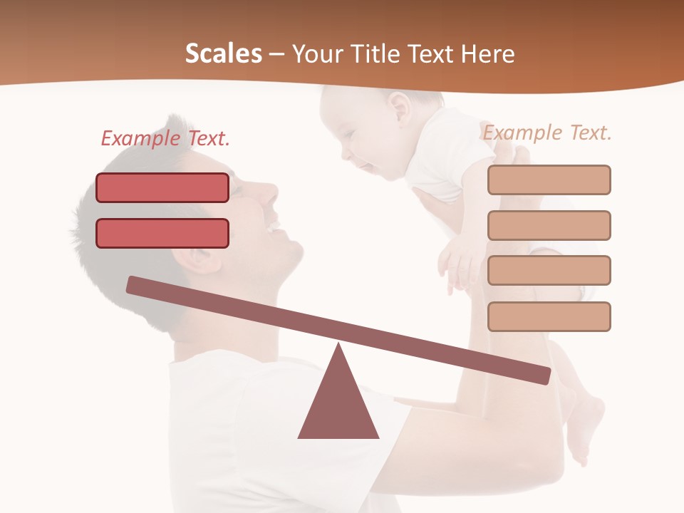 Gray Isolated On White Son PowerPoint Template