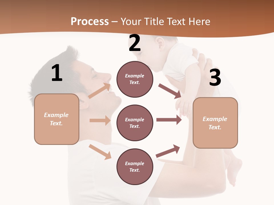 Gray Isolated On White Son PowerPoint Template